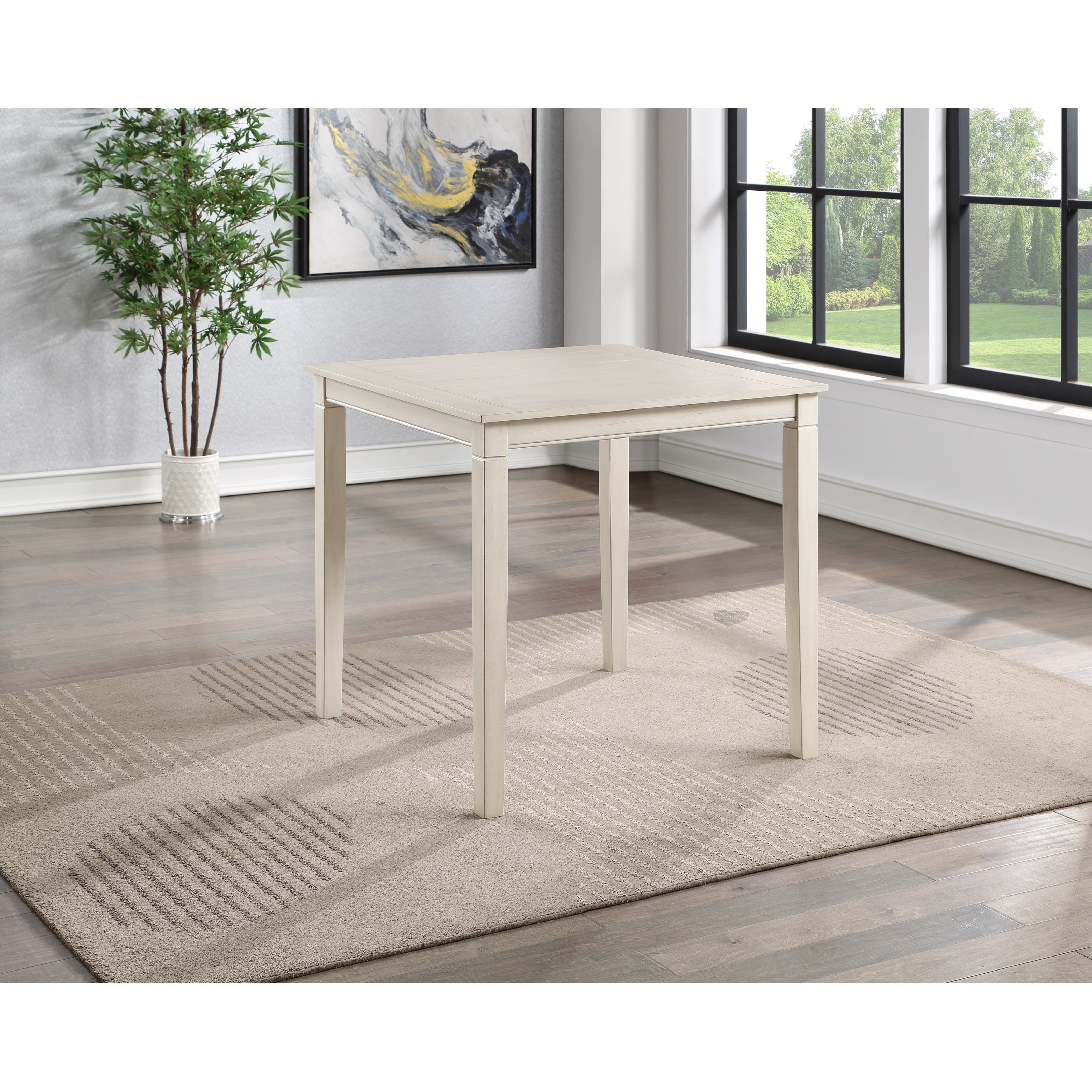 Steve Silver Lakewood 672970875 Farmhouse 5 Piece Pub Table Set